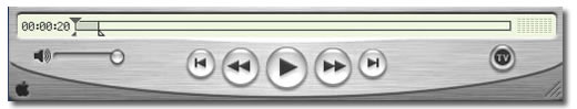 QuickTime Pro editing bar